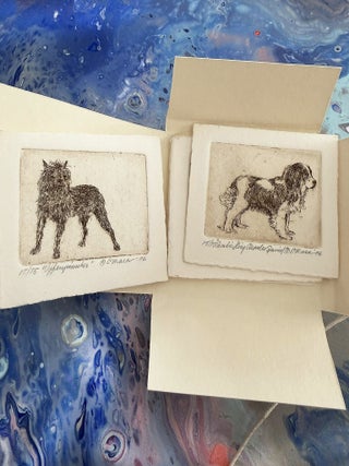 Dogs. 10 Etchings