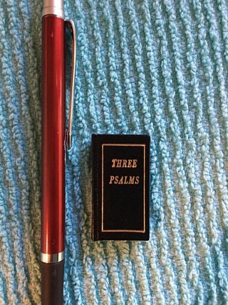 Item #821 Three Psalms. ed Norman A. Forgue
